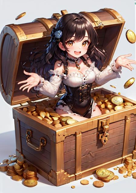 Treasure Chest Gift / Concept/ Pose/ by YeiyeiArt