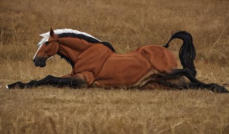 horselayonside