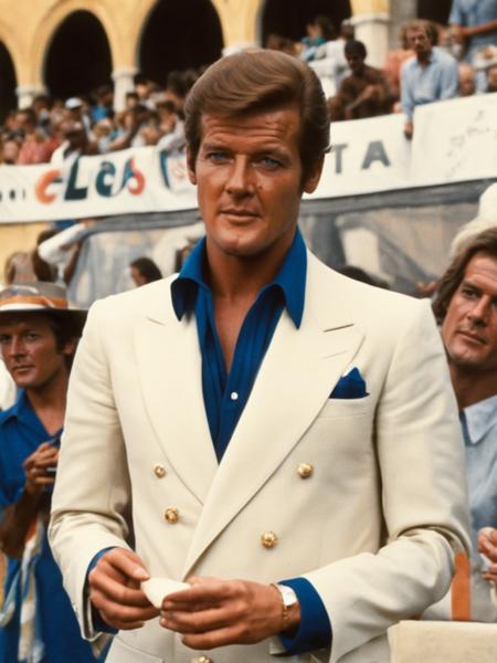 Sir Roger Moore as James Bond (Flux & SDXL)