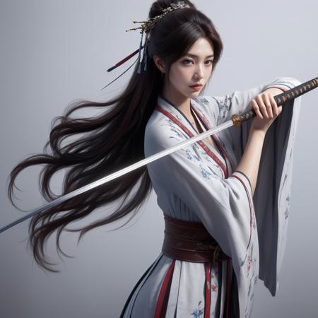 Chinese female swordsman