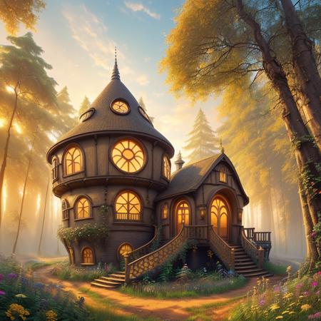 Better Hobbit House - fantasy cottage in the style of Lord of The Rings