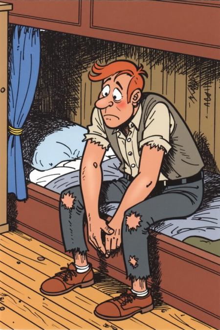 Les Tuniques Bleues - Bande dessinée style (franco-belgian comic)