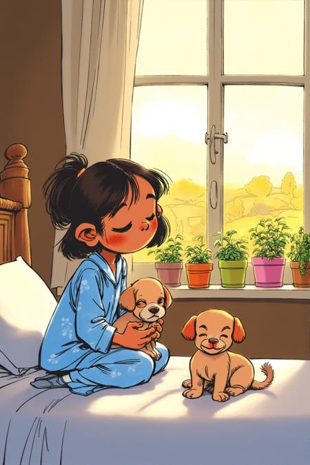Spirou & Fantasio - Bande dessinée style (franco-belgian comic)