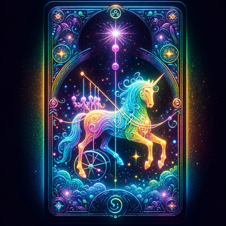 Blacklight Tarot Deck