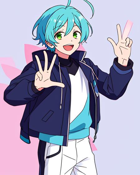 Ensemble Stars!! Kanata Shinkai / あんさんぶるスターズ!! 深海奏汰 (SD1.5 AnyLoraCleanLinearMix-ClearVAE)