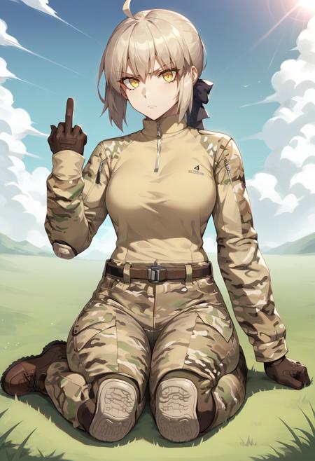 Multicam Female Fit Combat Uniform & ComTac Headsets
