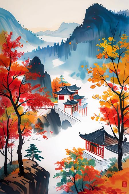 When Ink Meets Watercolor 当水墨遇上水彩