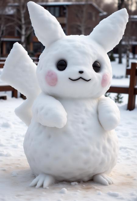 Amateur Snowman Sculptor [FLUX]