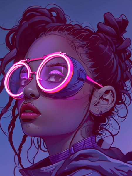 Retro neon style [FLUX+SD+XL+Illustrious-XL+Pony]