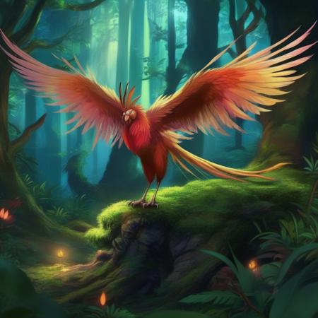 Magic Creatures: cockatrice! SDXL1.0