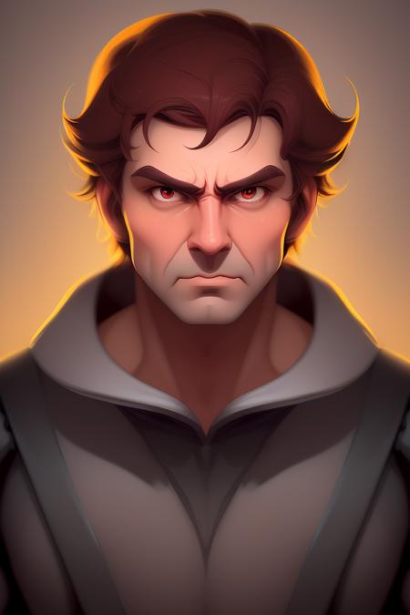 frowning