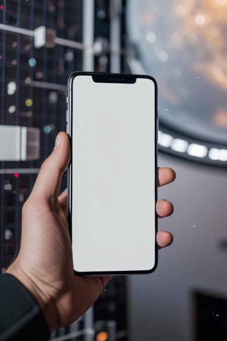 【Phone prototype Lora】 holding a phone realistically photographed picture版本v1.0 (ID: 323423)