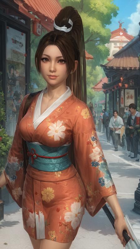 【Pony XL】Mai Shiranui 不知火舞 DOA5LR LoRA ◤Louiswolf_style◢