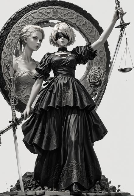Lady justice - pony