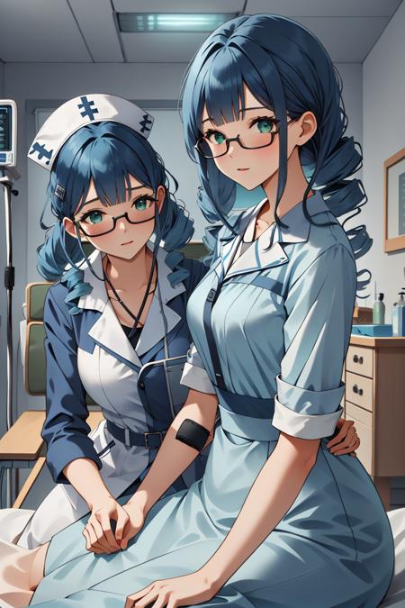 Nurse examines Patent/Nurse