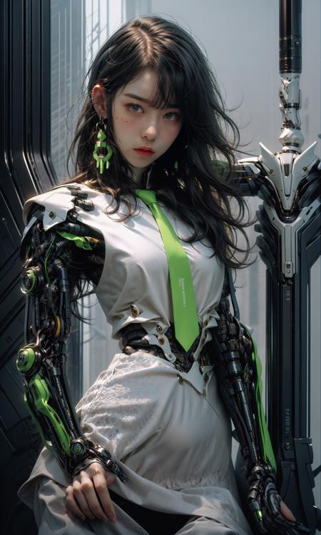 绪儿-荧光色机娘