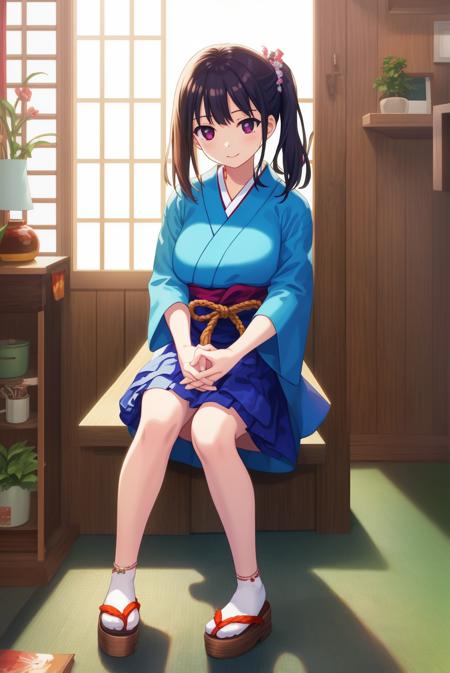 正常坐姿与站着弯腰 / Normal sitting posture and bending over while standing (full body)