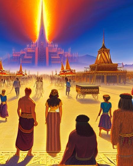 Mormon Bible Illustration