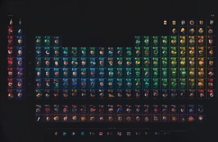 periodic table of elements | 元素周期表