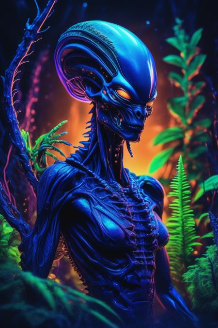 Blacklight Makeup — SDXL LoRA