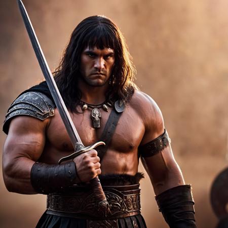 Conan The Barbarian (comic style + character) XL + SD1.5 + F1D