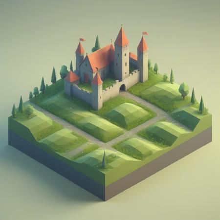 Isometric low poly XL版本v1.0 (ID: 522856)