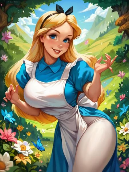 Alice In Wonderland! Disney - FLUX | SD 1.5 | XL PONY | Illustrious XL - by YeiyeiArt