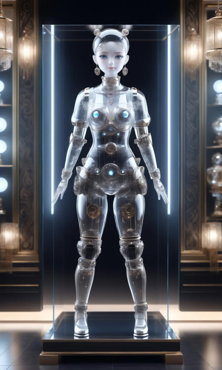 PAseer-SDXL-Transparent Theme Robot/Mecha