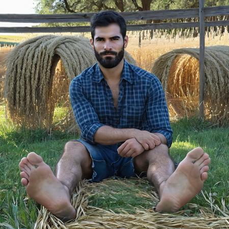 Male feet pose / barefoot
