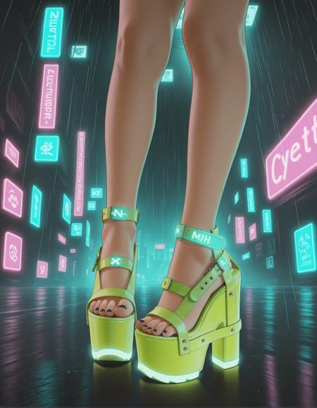 YRU Nightcall Platform Heels