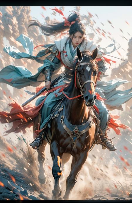绪儿-骑马