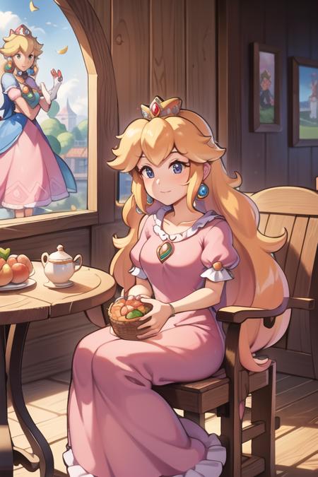 Princess Peach (Retro 2D LoRA)