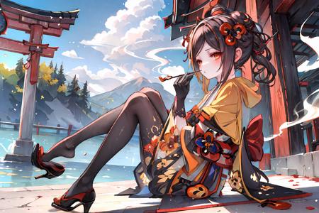 [SD1.5 & PONY] Genshin Impact - Chiori | 千织 | 千織
