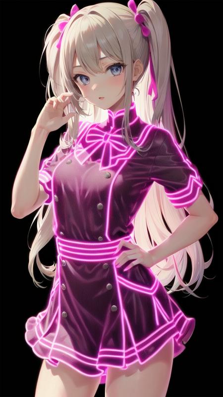 neon lights clothes
