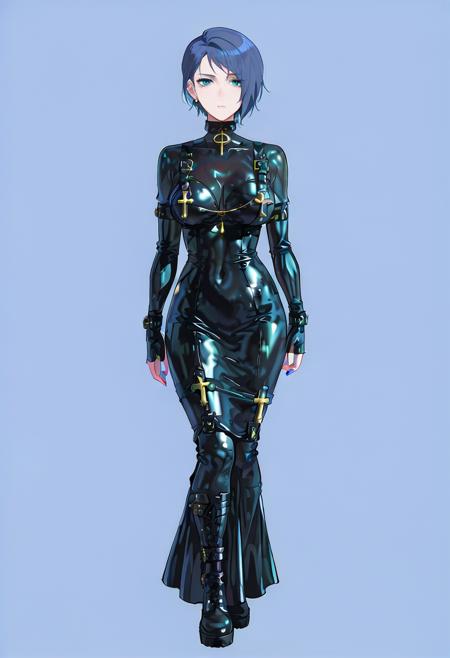 Cross My Heart Latex Dress版本illust (ID: 1258076)