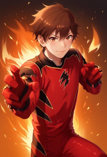 Geki Red / Red Ranger (Outfit) - Juken Sentai Gekiranger / Power Rangers Jungle Fury - (Pony)