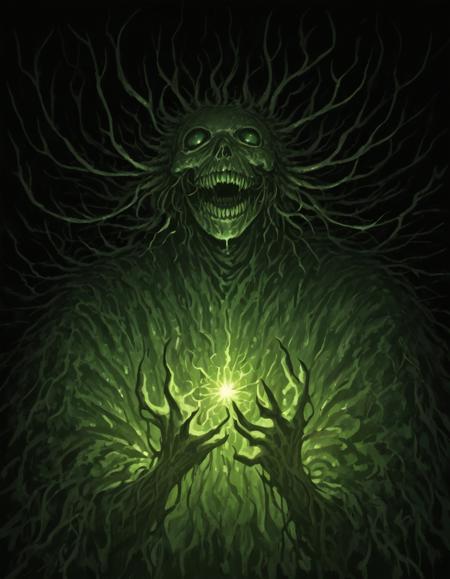 Dark Fantasy Painting IllustriousXL