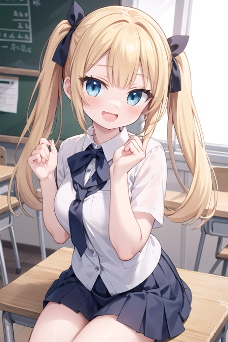 Smug mouth with fang / 八重歯付きのニヤけた口