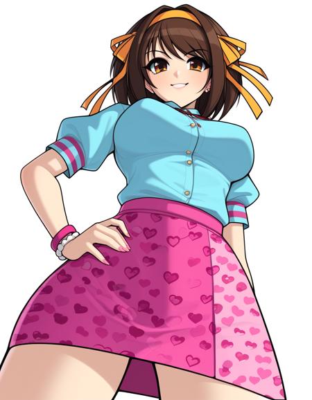Hot Pink Skirt : 派手なピンクのスカート SDXL
