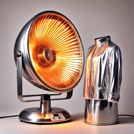 Parabolic halogen heater