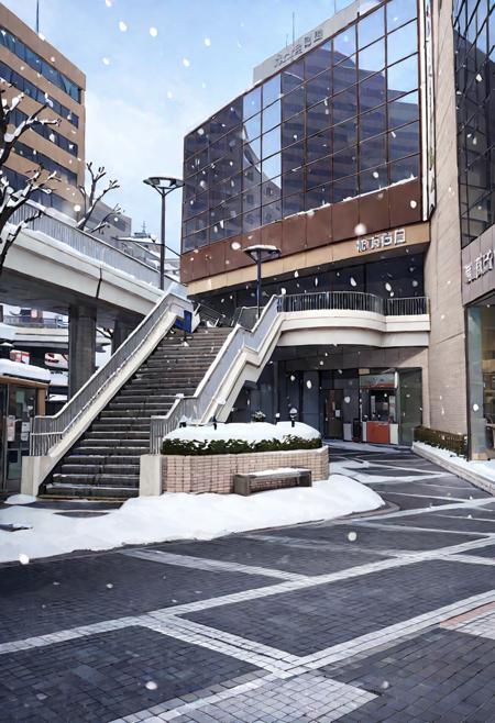 京阪守口市駅前 front of Keihan Moriguchi City Station SDXL