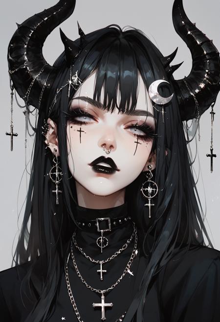 Goth Girl Aesthetic style [PonyXL]