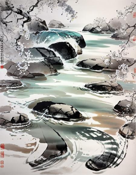 Modern chinese ink painting(當代工筆水墨畫)