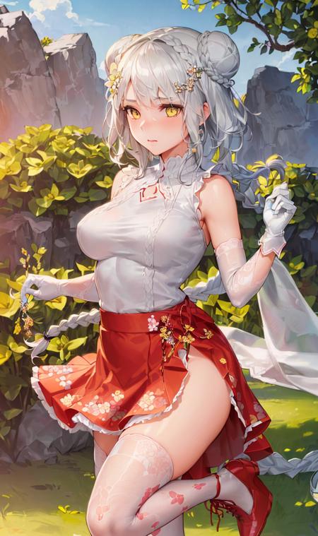 战舰少女r-重庆-曙光女神(Aurora)-绯衣金带服饰
