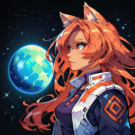 Space Pilot Woman Single Image Dataset LoRA