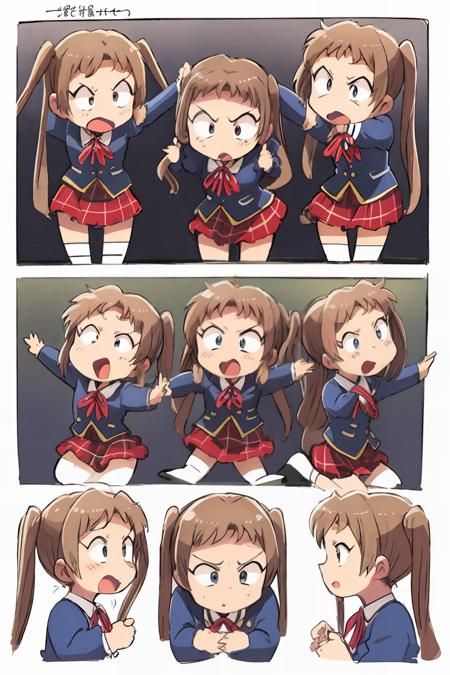 chibi comic style Q版小漫画