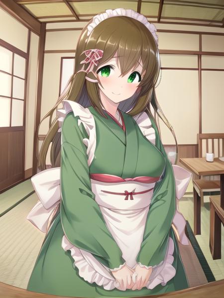 Character Change (♀) - Japanese Maid (和風メイド) - A Mix of Cultures!