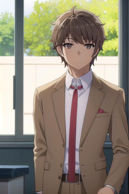 Sakuta Azusagawa (梓川 咲太) - Aobuta: Rascal Does Not Dream of Bunny Girl Senpai (青春ブタ野郎はバニーガール先輩の夢を見ない)