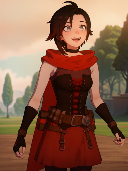 Ruby Rose (RWBY) - 8 Outfits (PonyXL / Illustrious)