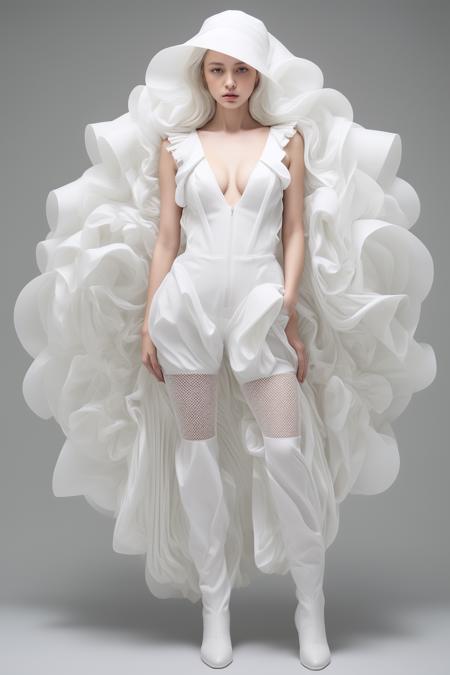 white issey miyake 三宅一生白